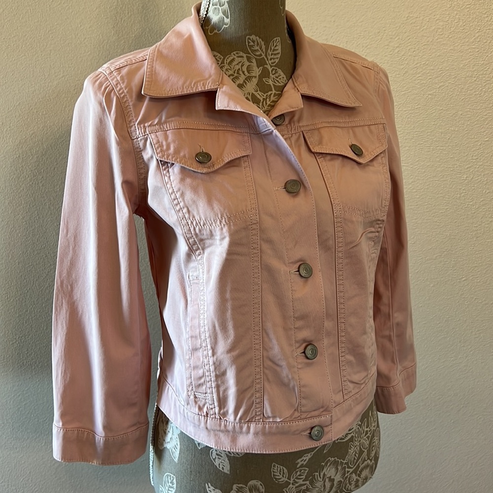 Ann Taylor Loft pink lightweight jacket